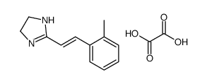 2-[(E)-2-(2-methylphenyl)ethenyl]-4,5-dihydro-1H-imidazole,oxalic acid Structure