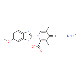 ammonium 1-(5-methoxy-1H-benzo[d]imidazol-2-yl)-3,5-dimethyl-4-oxo-1,4-dihydropyridine-2-carboxylate picture