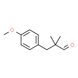 BENZENEPROPANAL, 4-METHOXY-.ALPHA.,.ALPHA.-DIMETHYL- Structure
