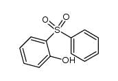 o-hydroxyphenyl p-tolyl sulfone结构式