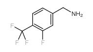 3-fluoro-4-(trifluoromethyl)benzylamine Structure
