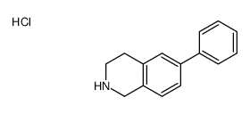 6-phenyl-1,2,3,4-tetrahydroisoquinolin-2-ium,chloride Structure