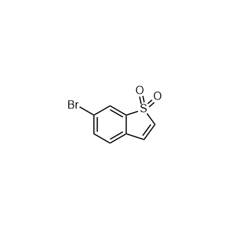 6-溴苯并[b]噻吩1,1-二氧化物结构式