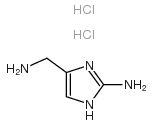 4-aminomethyl-1h-imidazol-2-ylamine 2hcl Structure