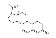 9β-孕-4,6-二烯-3,20-二酮结构式