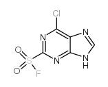 6-氯-1H-嘌呤-2-磺酰氟结构式