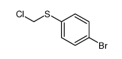 p-Bromophenyl(chloromethyl) sulfide结构式