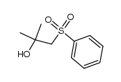 2-methyl-1-benzenesulfonylpropan-2-ol Structure