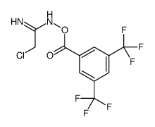 N’-([3,5-双(三氟甲基)苯甲酰基]氧基)-2-氯盐酸乙脒结构式