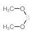 Sulfoxylic acid,dimethyl ester (8CI,9CI) Structure