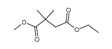 Methyl-ethyl-α,α-dimethylsuccinat Structure