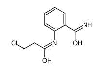 2-(3-氯丙酰胺)苯甲酰胺结构式