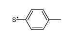 p-methylbenzenethiyl radical Structure