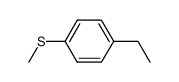 4-ETHYLTHIOANISOLE Structure