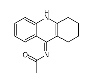N-(1,2,3,4-tetrahydroacridin-9-yl)acetamide Structure