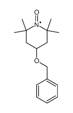 4-benzyloxy-2,2,6,6-tetramethylpiperidine-1-oxyl Structure