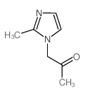 1-(2-甲基-1H-咪唑-1-基)乙酮结构式