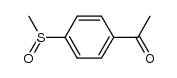 1-(4-Methanesulfinylphenyl)ethan-1-one Structure