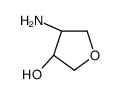 反式-4-氨基四氢呋喃-3-醇结构式