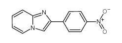 2-(4-硝基苯基)咪唑并[1,2-a]吡啶结构式