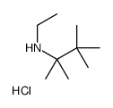 N-ethyl-2,3,3-trimethylbutan-2-amine,hydrochloride Structure