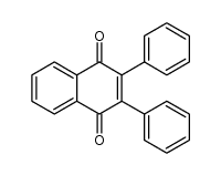 2,3-bisphenyl-1,4-naphthoquinone结构式