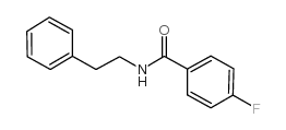 N-(4-氟苯甲酰基)-苯基乙胺结构式