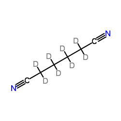 (2H8)Hexanedinitrile Structure