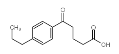 5-(4-N-PROPYLPHENYL)-5-OXOVALERIC ACID Structure