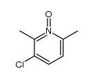 3-chloro-2,6-dimethylpyridine 1-oxide结构式