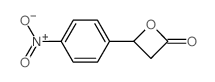 4-(4-nitrophenyl)oxetan-2-one Structure
