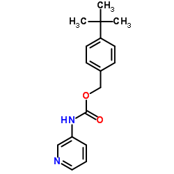 Carbamic acid, 3-pyridinyl-, [4-(1,1-dimethylethyl)phenyl]methyl ester (9CI) Structure