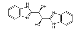 (R,R)-1,2-bis(1H-benzimidazol-2-yl)-1,2-ethanediol结构式