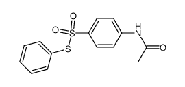 p-Acetylamino-benzolthiol-sulfonsaeure-phenylester结构式