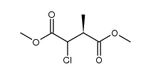 dimethyl (2RS,3R)-2-chloro-3-methylsuccinate结构式