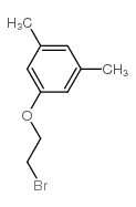 1-(2-溴乙氧基)-3,5-二甲基苯结构式