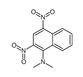 1-(Dimethylamino)-2,4-dinitronaphthalene结构式