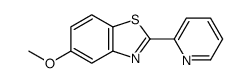 5-methoxy-2-pyridin-2-yl-1,3-benzothiazole结构式