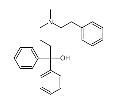 4-[methyl(2-phenylethyl)amino]-1,1-diphenylbutan-1-ol Structure