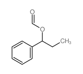 Benzenemethanol, a-ethyl-, 1-formate Structure