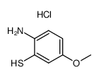 2-amino-5-methoxy-benzenethiol, hydrochloride结构式