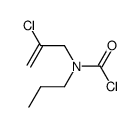 N-propyl-N-(2-chloroallyl)carbamoyl chloride Structure