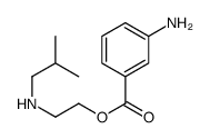 2-(2-methylpropylamino)ethyl 3-aminobenzoate Structure