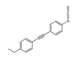 1-ethyl-4-[2-(4-isothiocyanatophenyl)ethynyl]benzene Structure