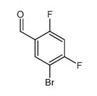 5-bromo-2,4-difluorobenzaldehyde Structure