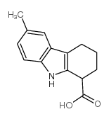 6-methyl-2,3,4,9-tetrahydro-1h-carbazole-1-carboxylic acid Structure