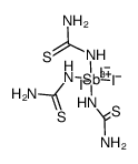 SbI3(thiourea)3结构式