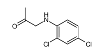 1-(2,4-二氯苯基氨基)丙烷-2-酮结构式