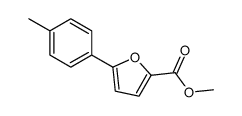 5-(4-甲基苯基)呋喃-2-羧酸甲酯结构式