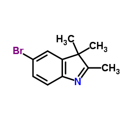 5-Bromo-2,3,3-trimethyl-3H-indole Structure